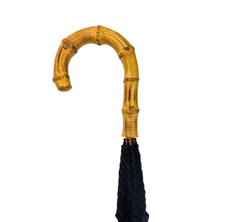 Men's Wooden Shaft Whangee Handle Umbrella Umbrellas 