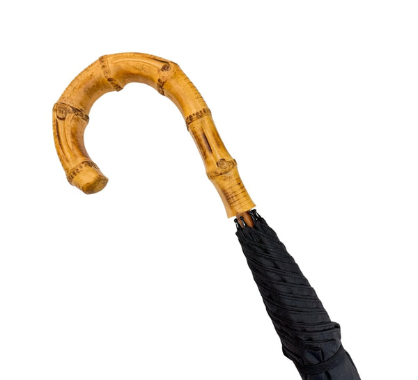 Men's Wooden Shaft Whangee Handle Umbrella Umbrellas 