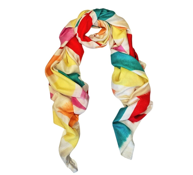 Modern Ikat Stole Pashmina & Scarves 