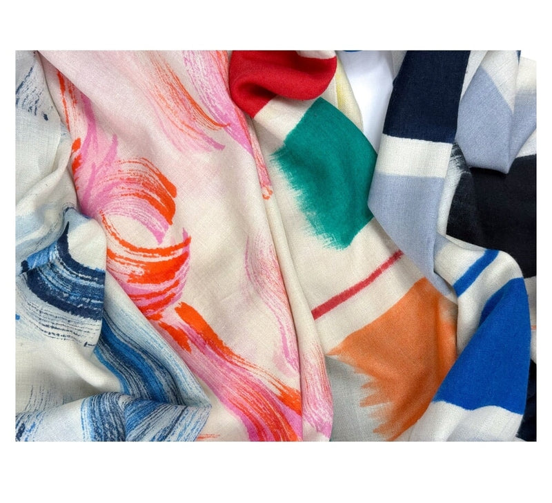 Modern Ikat Stole Pashmina & Scarves 