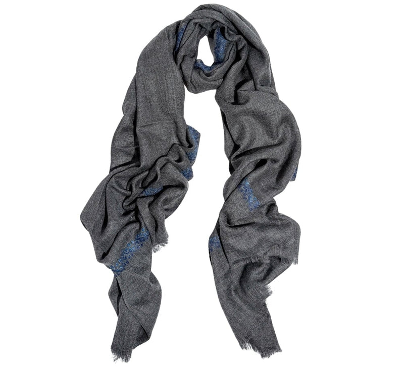 Moroccan Border Stole Pashmina & Scarves 