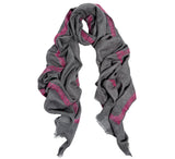 Moroccan Border Stole Pashmina & Scarves 