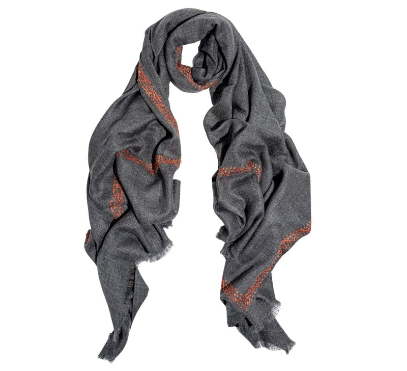 Moroccan Border Stole Pashmina & Scarves 