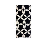 Moroccan Tile Stole Pashmina & Scarves Black 