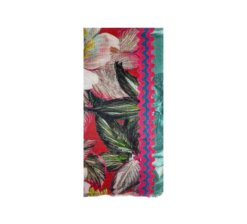 Muni Stole Pashmina & Scarves Red 