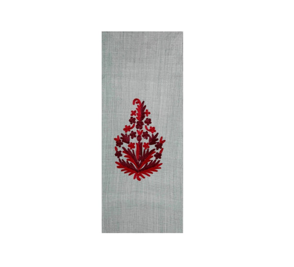 Nepalese Spruce Stole Pashmina & Scarves Burgundy 
