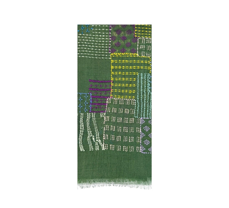 Oriana Stole Pashmina & Scarves Green 
