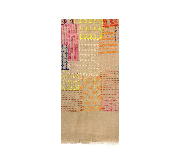 Oriana Stole Pashmina & Scarves Taupe 