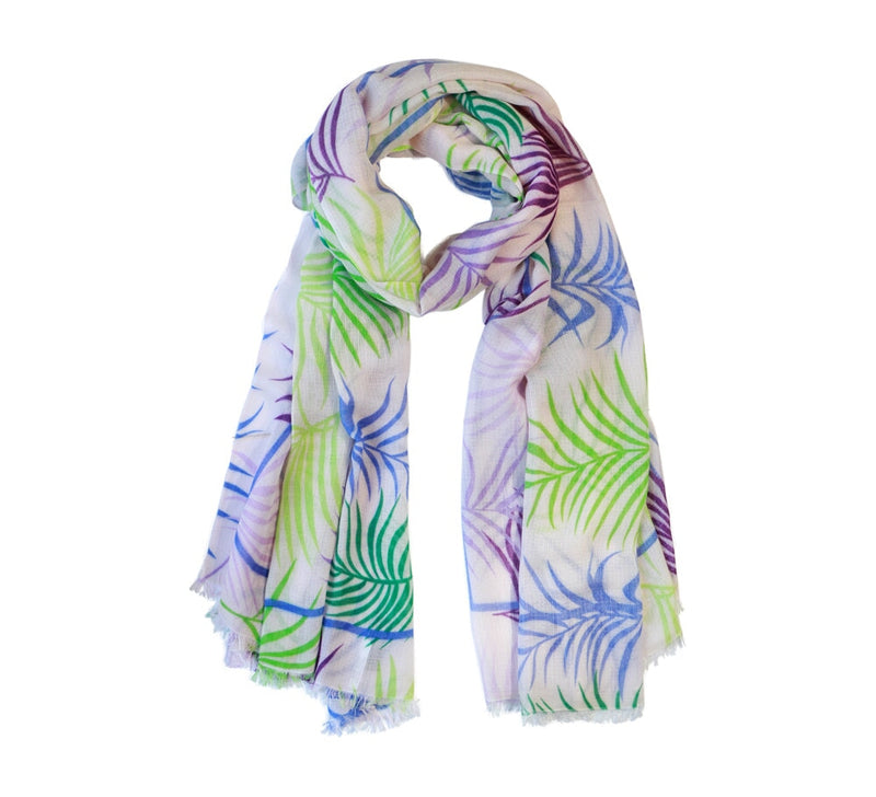 Palm Fronds Stole Pashmina & Scarves 