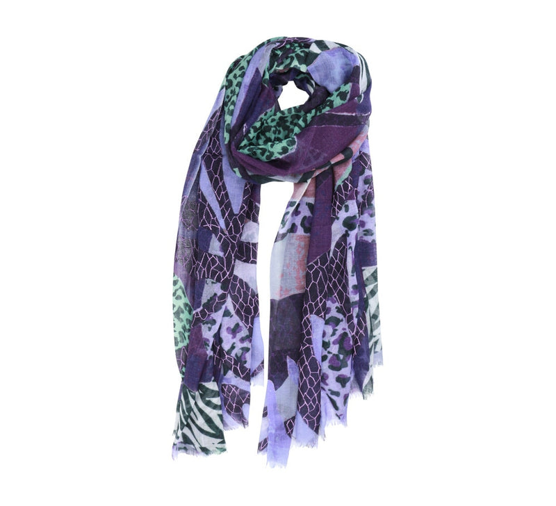 Palm Leaves Shawl Pashmina & Scarves 