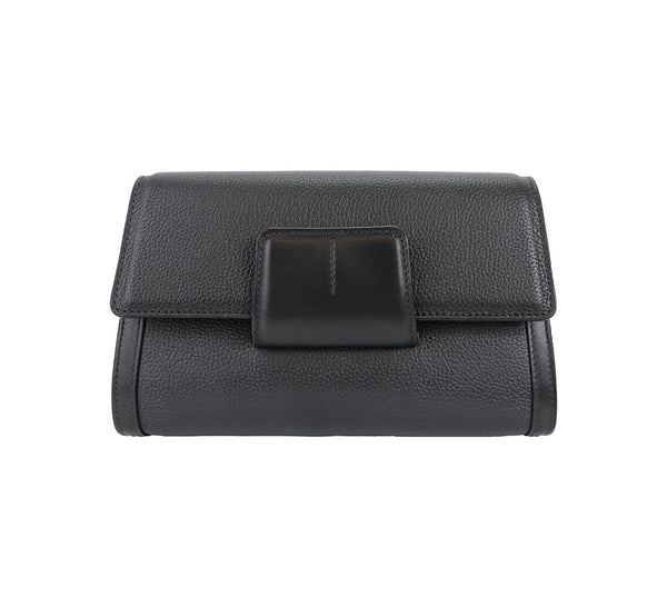 Palma Clutch Bag Handbags Black 