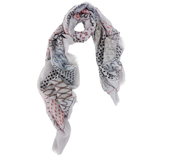 Patchwork Embroidery Stole Pashmina & Scarves 
