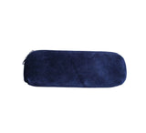 Pencil Case Small Leather Goods Navy Suede 