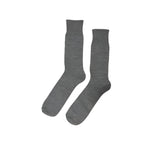 Plain Alpaca Socks Textiles Grey 
