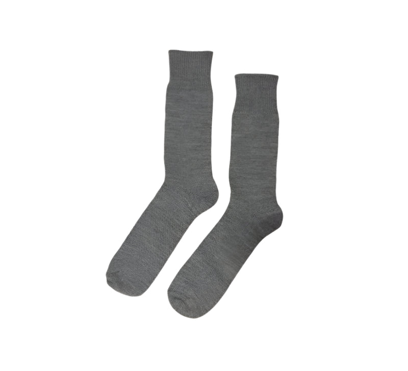 Plain Alpaca Socks Textiles Grey 