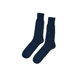 Plain Alpaca Socks Textiles Navy 