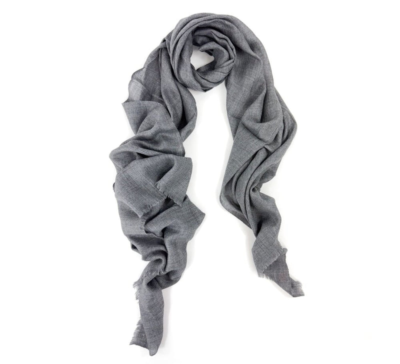 Plain Melange Stole Pashmina & Scarves 