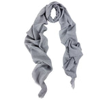 Plain Melange Stole Pashmina & Scarves 