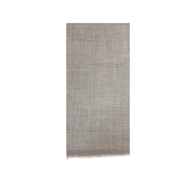 Plain Melange Stole Pashmina & Scarves Natural 