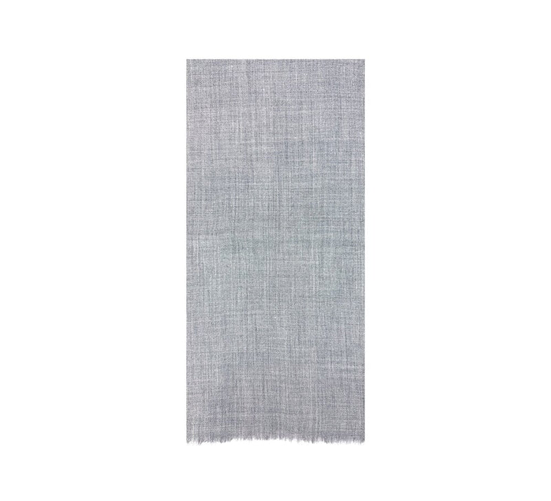 Plain Melange Stole Pashmina & Scarves Silver 