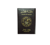 Qatar Passport Cover Travel Accessories Burgundy 
