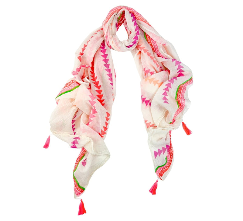 Red & Blue Arrows Shawl Pashmina & Scarves 