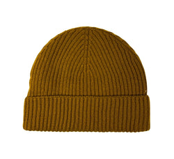 Ribbed Lambswool Hat Textiles Rust 