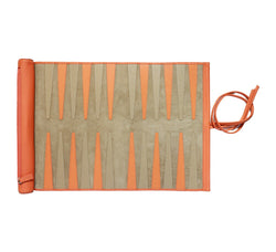 Roll Up Backgammon Games Orange / Taupe / Orange 