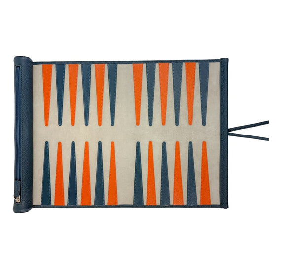 Roll Up Backgammon Games Teal / Orange / Teal 