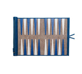 Roll Up Backgammon Games Teal / Royal Blue / White 