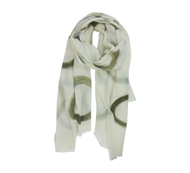 Shaded Circles Cashmere Stole Pashmina & Scarves 