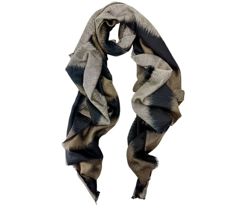 Shaded Ikat Stole Pashmina & Scarves 