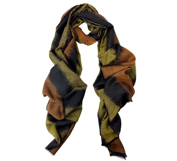 Shaded Ikat Stole Pashmina & Scarves 