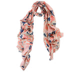 Shades Of Peach Shawl Pashmina & Scarves 