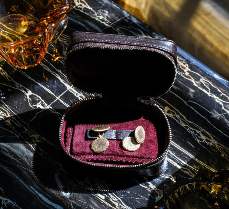 Small Zip Travel Jewellery Box Jewellery & Cufflink Boxes 