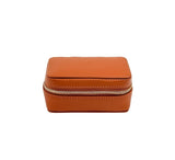 Small Zip Travel Jewellery Box Jewellery & Cufflink Boxes Soft Tan 