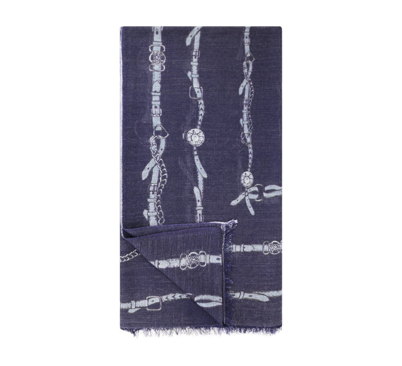 Snaffle Stole Pashmina & Scarves Charcoal 