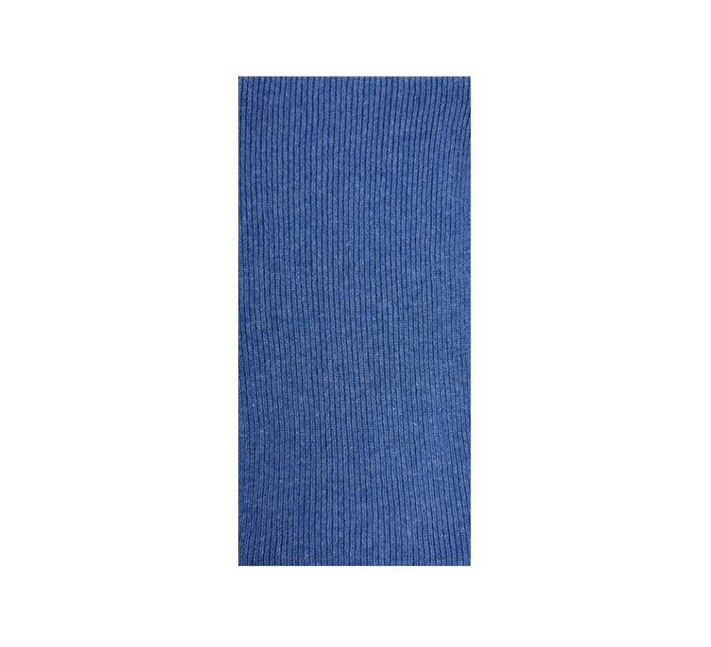 Soft Cashmere Rib Scarf Pashmina & Scarves Denim 