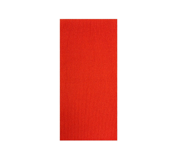 Soft Cashmere Rib Scarf Pashmina & Scarves Orange 