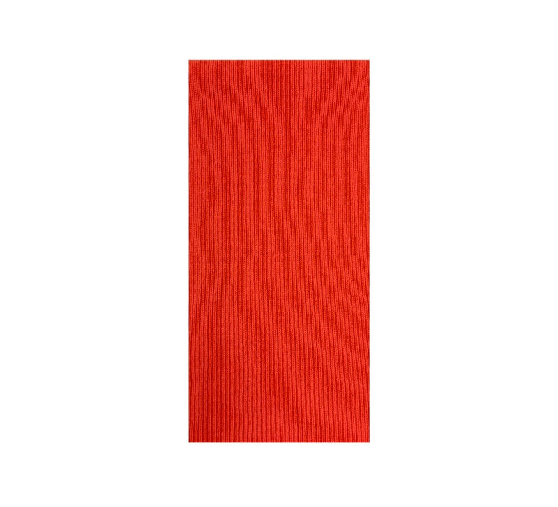 Soft Cashmere Rib Scarf Pashmina & Scarves Orange 