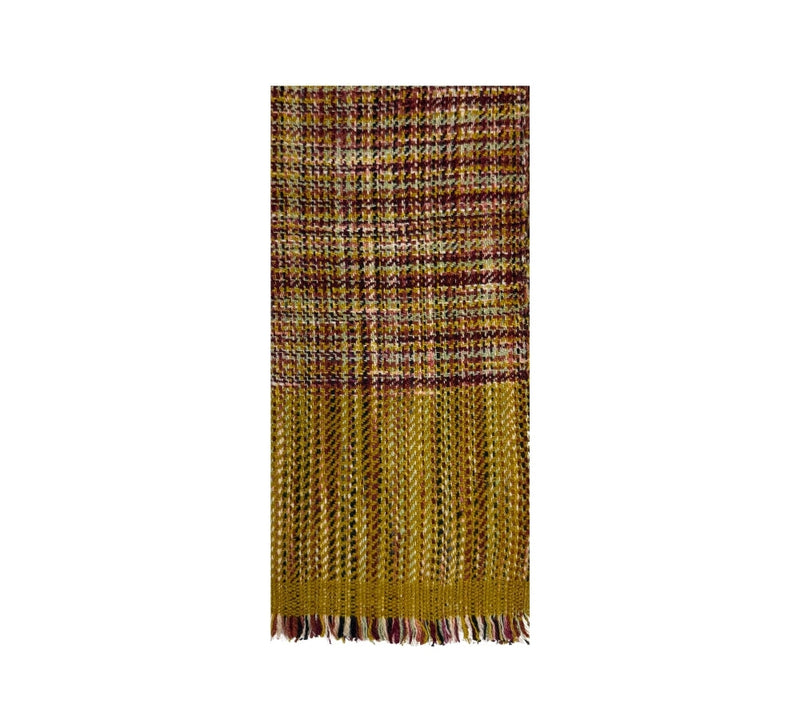 Spring Tweed Cashmere Scarf Pashmina & Scarves Mustard 