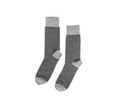 Striped Wool Mix Socks Textiles Stone / Black 