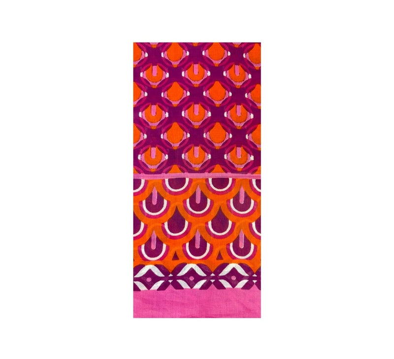 Summer Fans Shawl Pashmina & Scarves Pink 