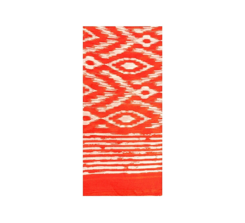 Summer Ikat Shawl Pashmina & Scarves Orange 
