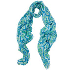 Summer Moroccan Tile Shawl Pashmina & Scarves 