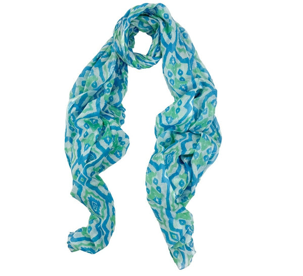 Summer Moroccan Tile Shawl Pashmina & Scarves 