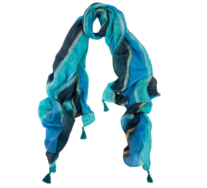 Summer Stripes Shawl Pashmina & Scarves 
