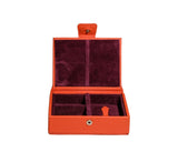Sutton Divided Box Jewellery & Cufflink Boxes Orange 