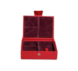 Sutton Divided Box Jewellery & Cufflink Boxes Red 