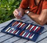 Travel Magnetic Backgammon Set Games 